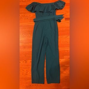 Lilly pulitzer NWOT Jood Jumpsuit dark turquoise size 4
